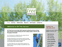 Tablet Screenshot of gr-treeservice.com